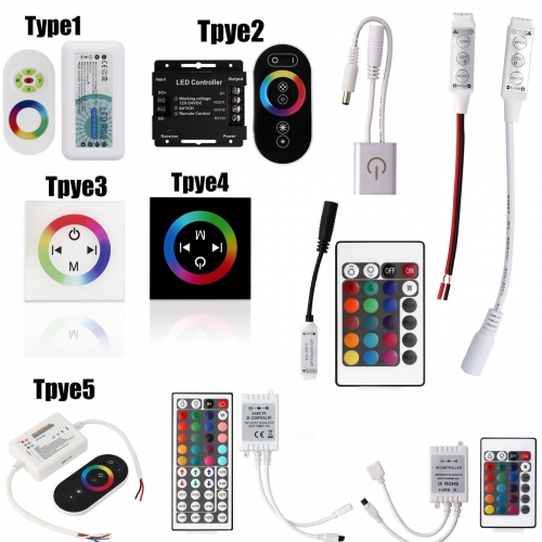 RGB Controller with 44-Key Wireless IR Remote for RGB LED Light