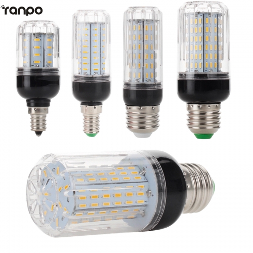 E26 E27 E12 E14 B22 LED Corn Bulb Light 7W 15W 20W 30W 4014 SMD Lamp ...